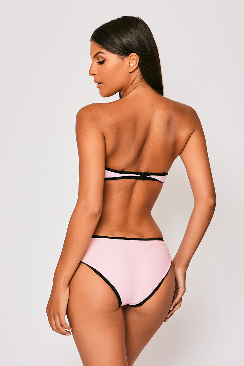 Bellini - Pink colour block bikini