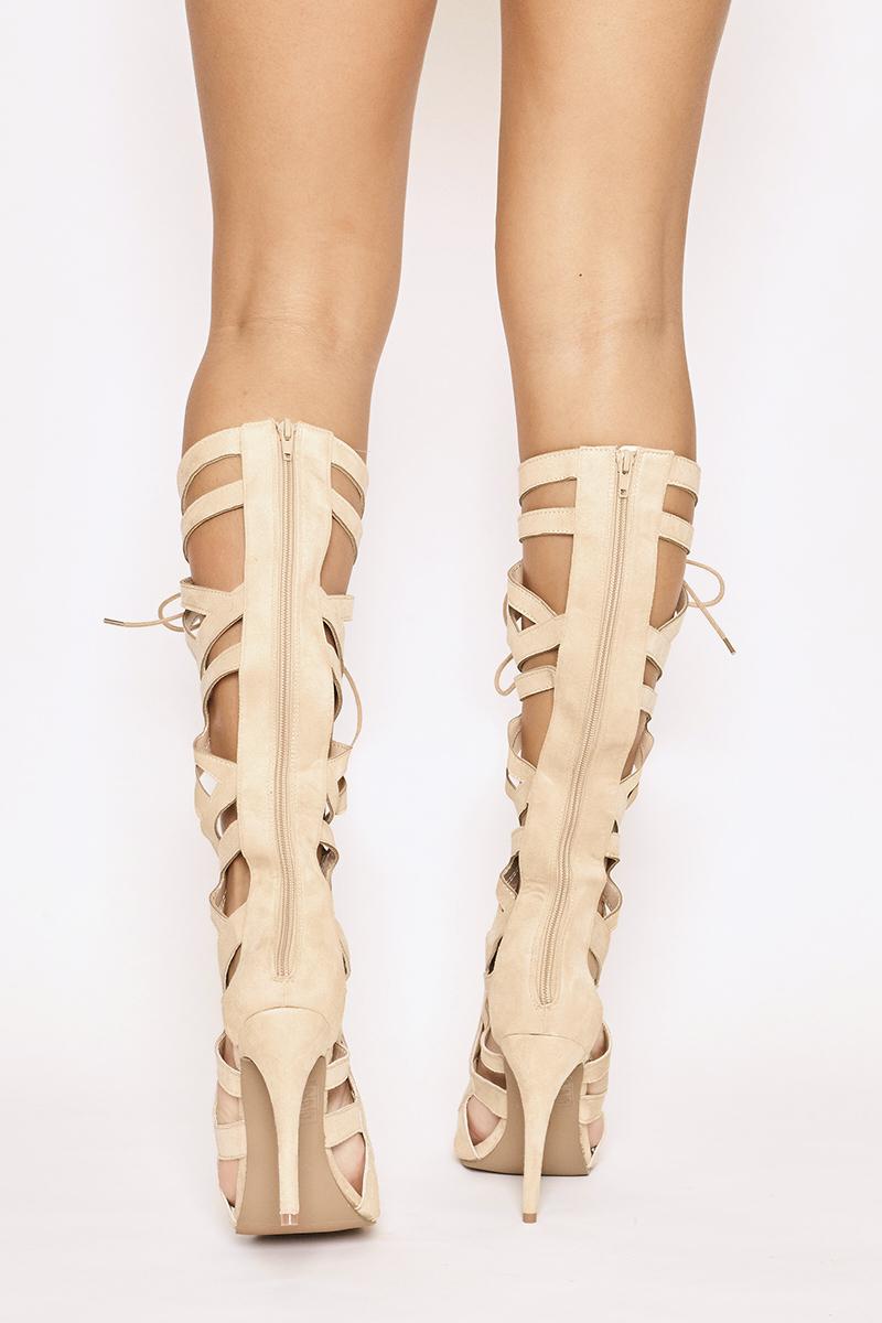 Peri Knee high lace up boots – Miss G Couture