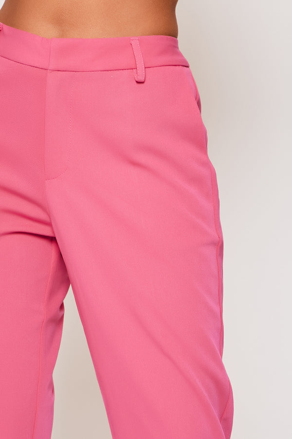Rayna - Fuchsia Tailored Tapered Trousers